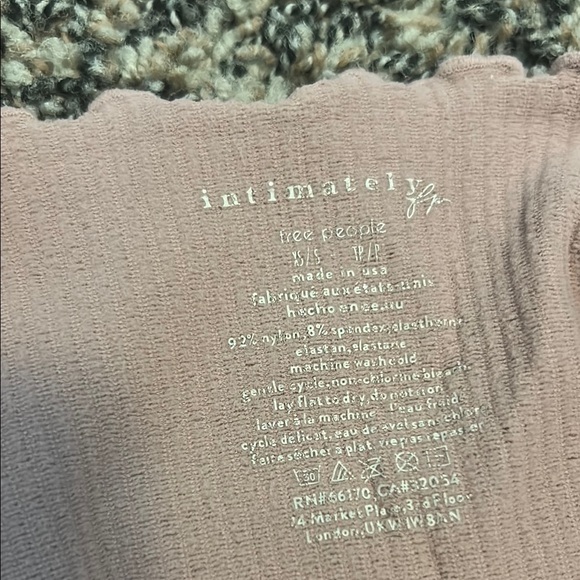 Free People Pink Ribbed Ruffled Camisole - Picture 3 of 3